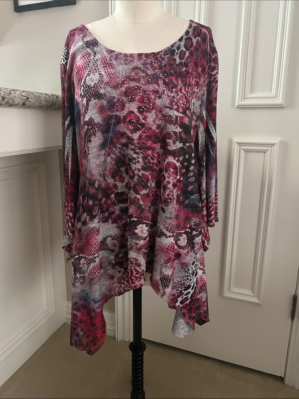 One World Assymetrical Scoop Neck Tunic